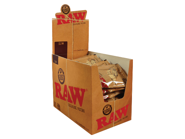 RAW cellulose filters slim unrefined 200 pieces box view UAE