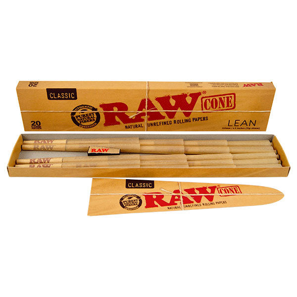 raw lean pre rolled cones 20 pack uae