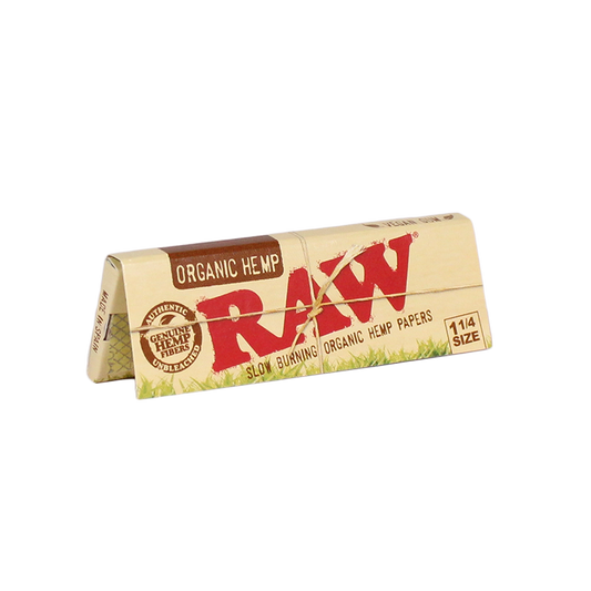 RAW organic hemp rolling paper 1 1/4 size front view dubai