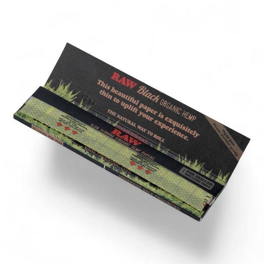 RAW Black unbleached organic hemp rolling paper UAE